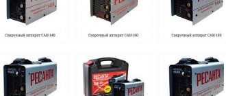 Photos of Resanta welding machines