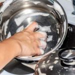 How to clean the inside of a burnt stainless steel pan