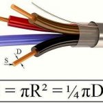 How to determine the cross-section of a wire by diameter: formulas and ready-made tables