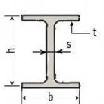 I-beam (T-beam) weight calculator and hot-rolled T-beam weight tables