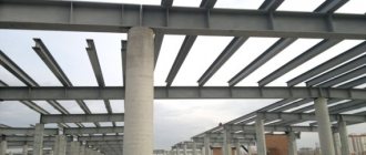 I-beam metal structure