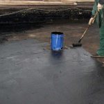 paint with bitumen paint