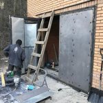 Garage door installation