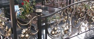 DIY grave fences: types, manufacturing process