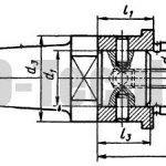 Mandrels with one-sided collet