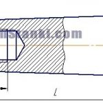 Basic dimensions of external tool metric and Morse tapers with threaded hole