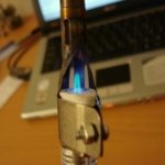 DIY soldering iron from a gas burner