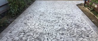 printed concrete