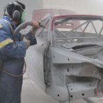 Sandblasting is the best way to clean a car body