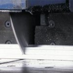 Saw cutting of aluminum profile