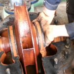 Disassembling the centrifugal pump