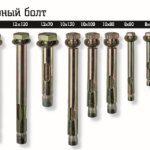 Anchor bolt sizes