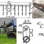 The simplest drawing of a rake