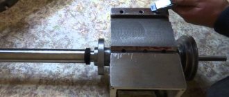 Scraping the lathe tailstock guides