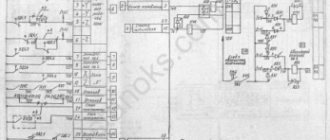 Electrical circuit diagram of a 2P22 CNC screw-cutting lathe