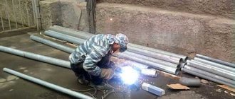 It is better to weld galvanization outdoors: evaporating zinc is very harmful