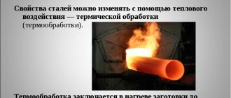 heat treatment of steel